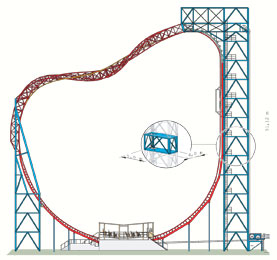 Design drawing of the SkyWheel