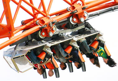 Kopfüber im Skywheel